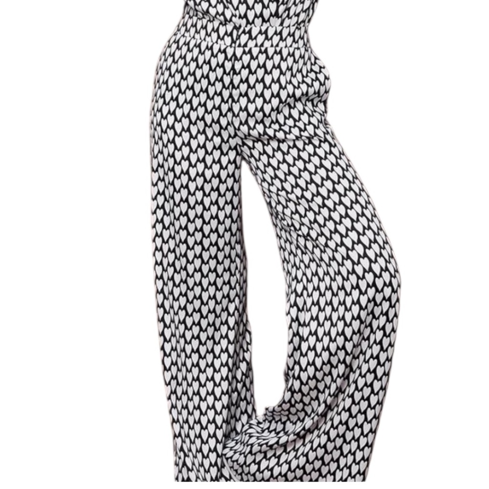 NWT PHOEBE GRACE SCOOBY TROUSER HEART PRINT (UK8) US4